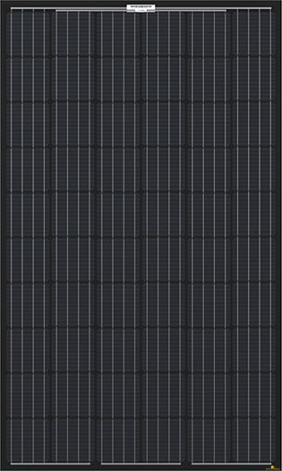 Panneau photovoltaïque noir